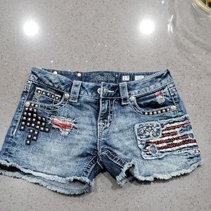 Miss me patriotic jean shorts